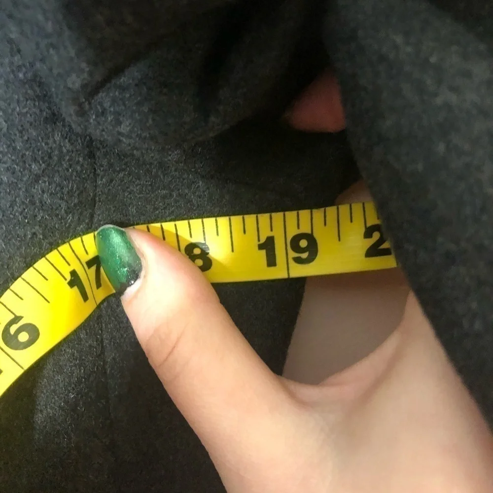 Lands End Vintage Wool Cashmere Coat 6P